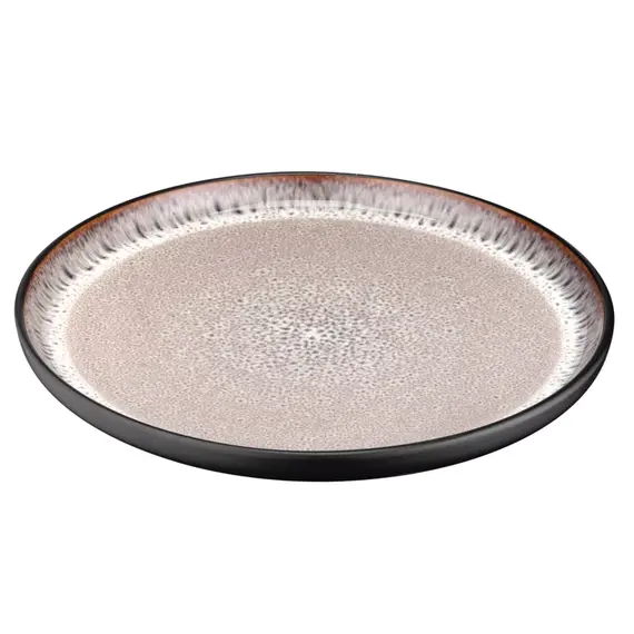 Ardesto Dinner plate Bolzano, 26.6cm, ceramic, black-brown