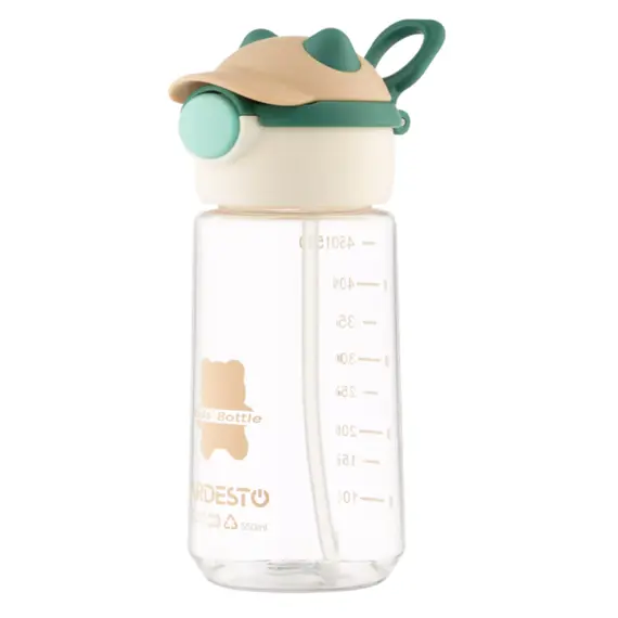 Water Bottle Ardesto Bottle Bear 550ml, plastic, green