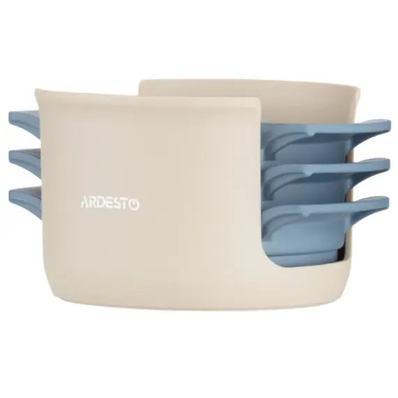 Egg slicer Ardesto Egg slicer 3 in 1 Gemini, stainless steel, plastic, gray-blue