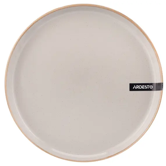 Ardesto Dinner plate Apulia, 26.6cm, ceramic, gray