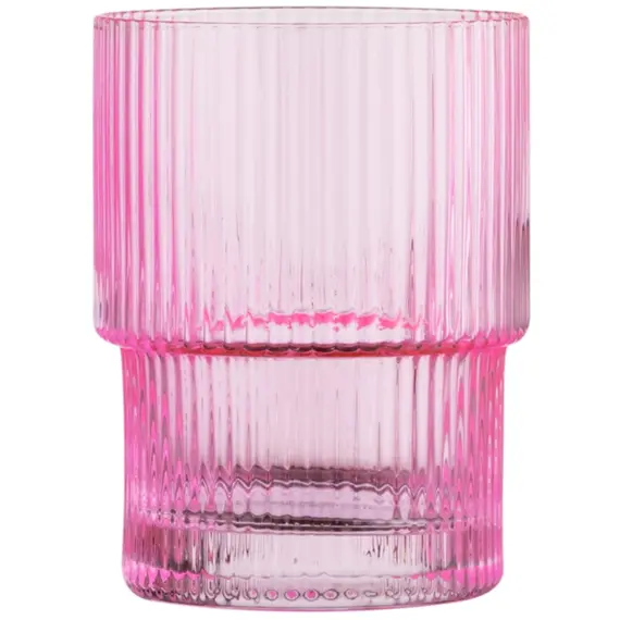 Ardesto Low glasses set, 200ml, 2pcs, glass, pink