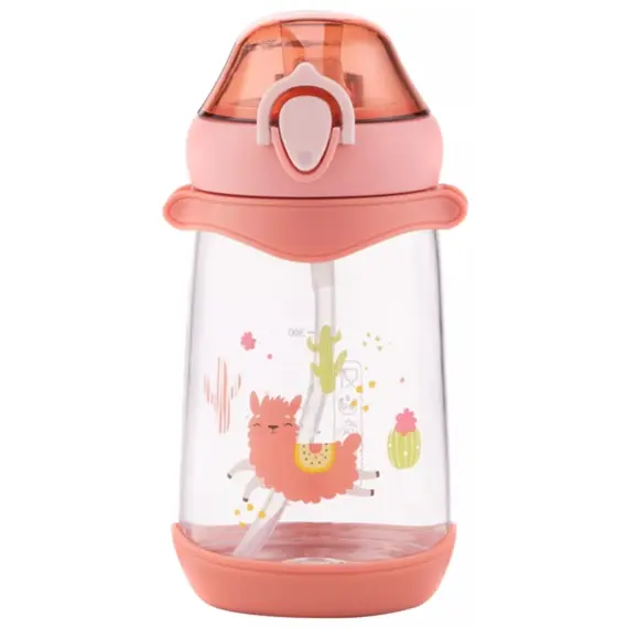 Ardesto Bottle for kids Llama, 500ml, plastic, pink