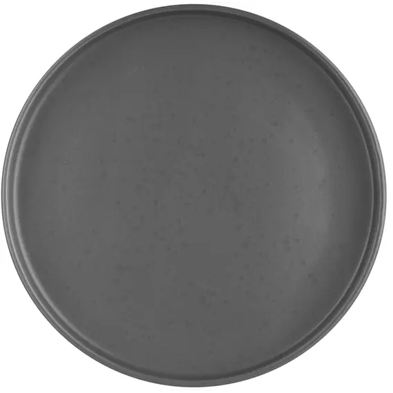 Ardesto Dinner plate Trento, 26.5cm, ceramics, gray