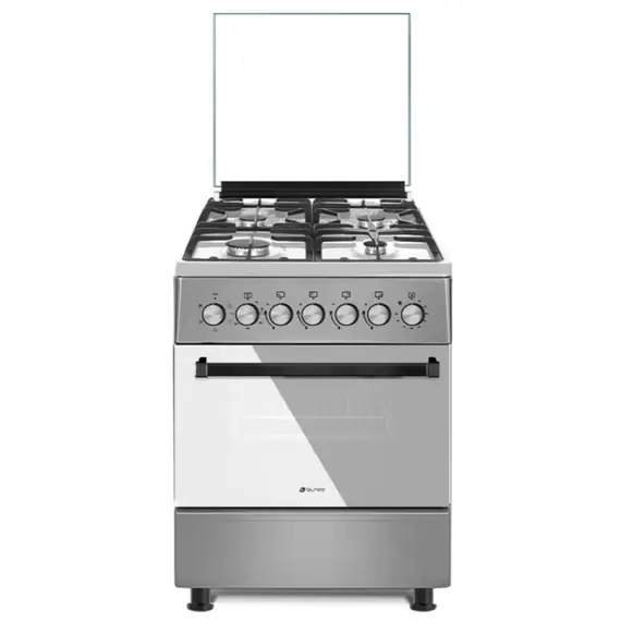 Gas stove ALNEO 6080B INOX FAN