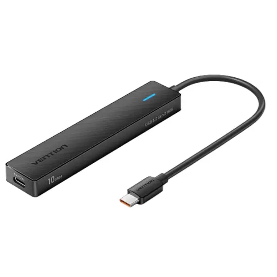 USB Hub Vention CHYBB 5-in-1 USB/USB-C 3.2 10Gbps Hub 0.15m Black
