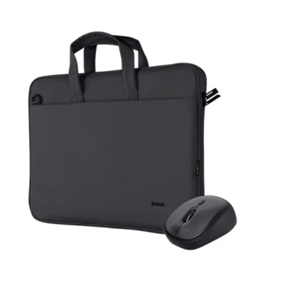 Laptop Bag TRUST BOLOGNA BAG AND MOUSE SET BLACK