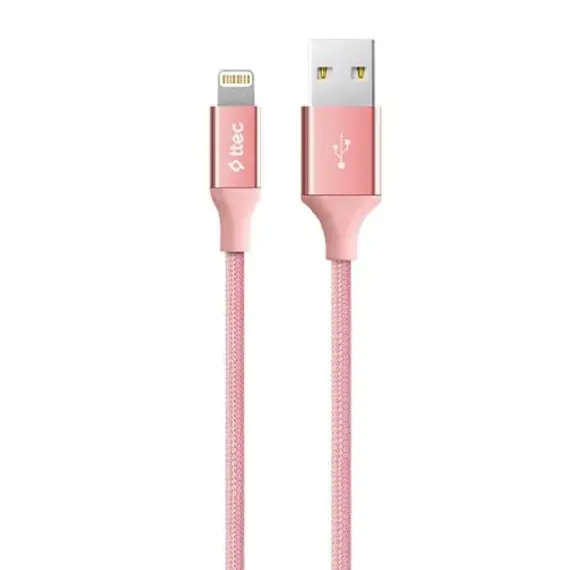 USB cable TTEC ALUMICABLE USB-A - LIGHTNING CHARGE/DATA CABLE, 120CM, GOLD 2DK16RA