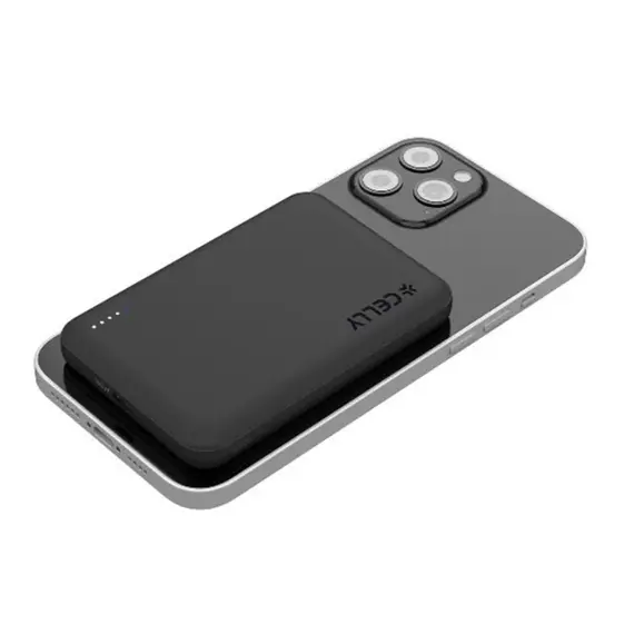 Portable charger Celly MAGSAFE POWERBANK 5000MAH BK