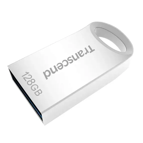 Flash memory Transcend 128GB JetFlash 710, Silver Plating