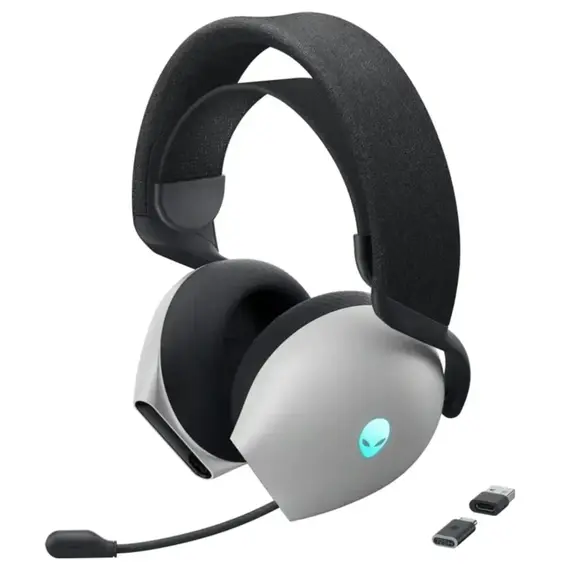 DELL Alienware Tri-Mode Wireless Gaming Headset AW725H - Lunar Light