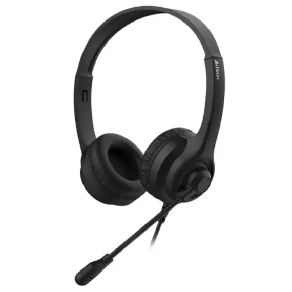 Headphone A4tech HU-8 USB Stereo Headset With Mic Black