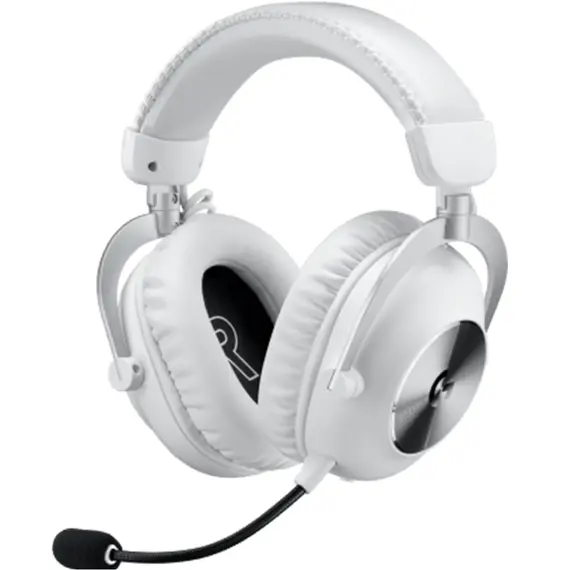 LOGITECH G PRO X2 LIGHTSPEED Wireless Gaming Headset - Blue Mic - WHITE