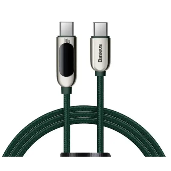 Cable Baseus Display Fast Charging Data Cable Type-C to Type-C 100W 1m CATSK-B06