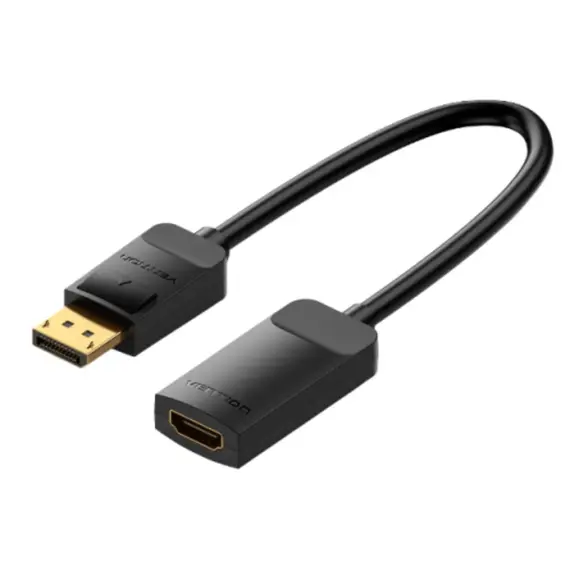 Adapter Vention HBZBB 4K/60Hz DisplayPort to HDMI Converter 0.15m Black