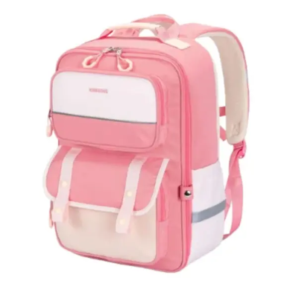 Kingsons 15.6" Notebook Bag Primary School Backpack Pink - KS251093