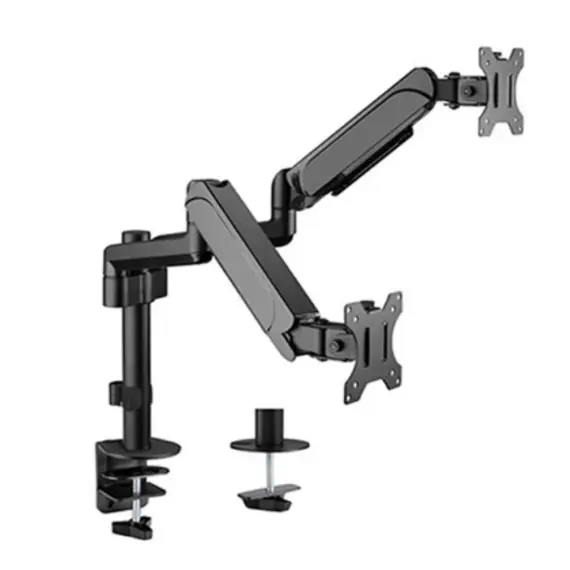მონიტორის საკიდი Gembird MA-DA2P-01 Adjustable desk 2-display mounting arm 17"-32"