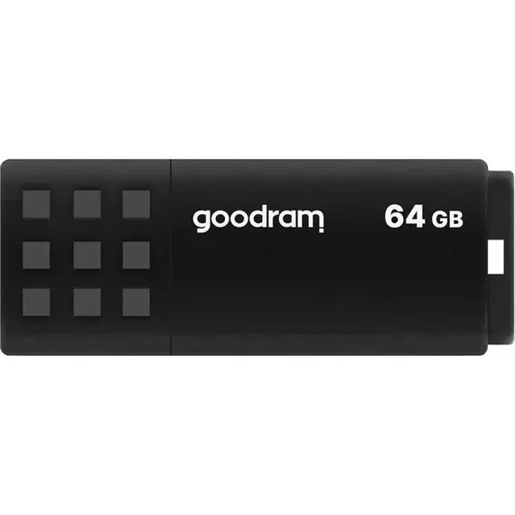ფლეშ მეხსიერება Flash Goodram 64GB UME3 BLACK USB 3.2 Gen 1