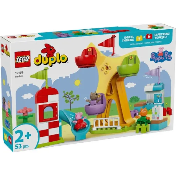 ლეგო LEGO Constructor DUPLO Peppa Pig Funfair