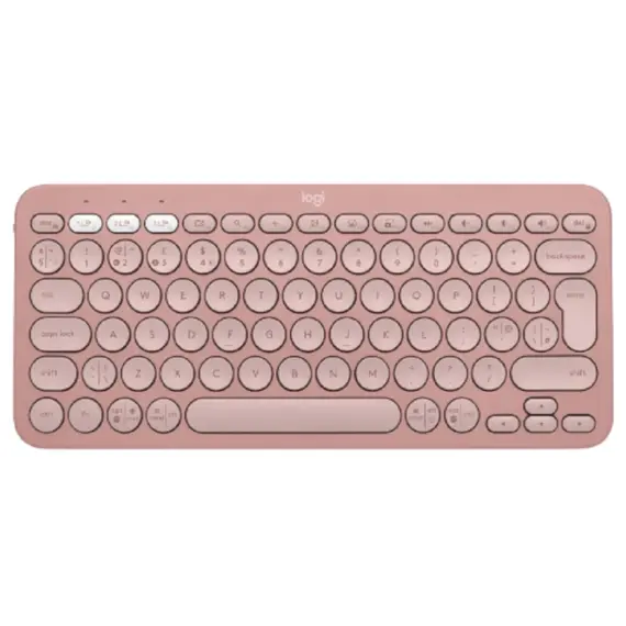 კლავიატურა LOGITECH Pebble Keys 2 K380s - TONAL ROSE - US INT'L - BT - INTNL-973 - UNIVERSAL