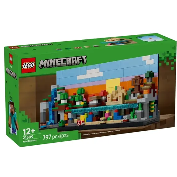ლეგო LEGO Constructor Minecraft Mini Biomes