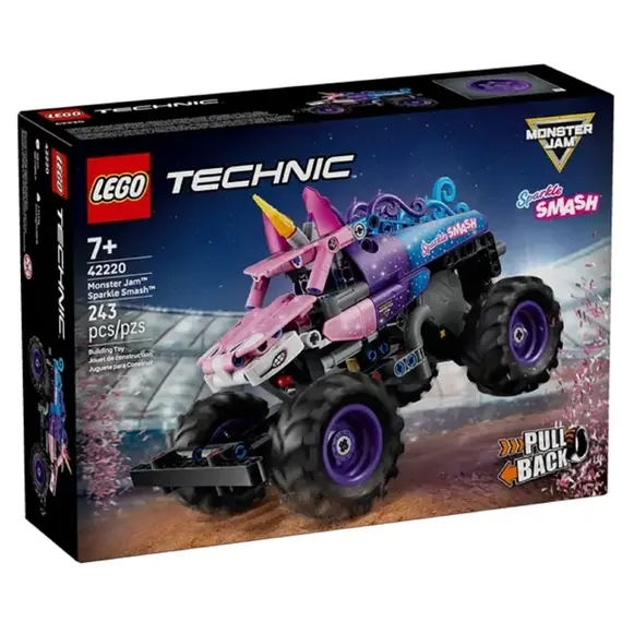 ლეგო LEGO Constructor Technic Monster Jam™ Sparkle Smash™ Pull-Back