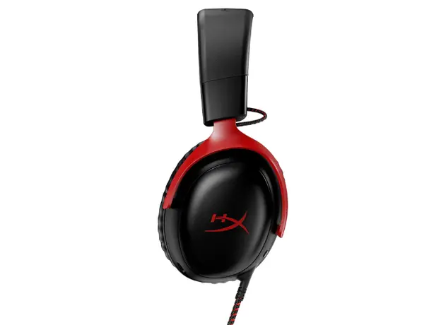 ყურსასმენი HyperX Cloud III – Wired Gaming Headset, PC, PS5, Xbox Series X|S Black/Red (727A9AA), 2 image