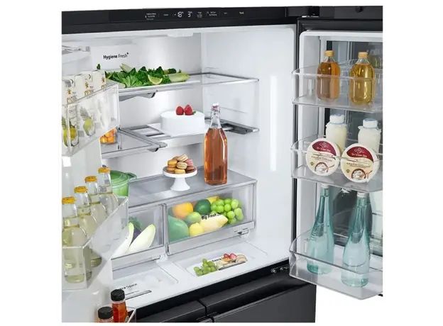 მაცივარი LG GR-X24FFCAB.AEVQMER, 571L, A+, No Frost, Refrigerator, Grey, 7 image