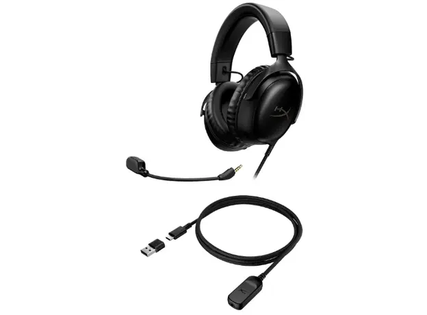 ყურსასმენი HyperX Cloud III – Wired Gaming Headset, PC, PS5, Xbox Series X|S Black (727A8AA), 5 image