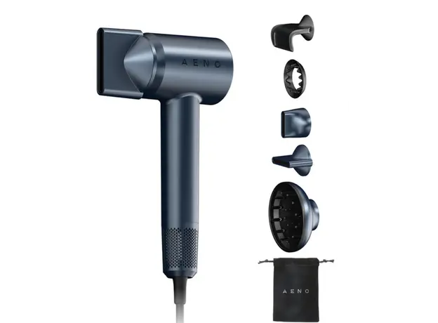 თმის საშრობი Aeno High Speed Hair Dryer, 220V-240V~50-60Hz, 1500W, Ionizer, LCD, 6+circulation mode, 110000RPM, less than 75dB