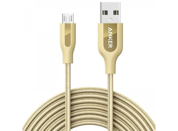 Cable ANKER - MICRO USB 3FT GOLDEN A8142HB1 A81420B1