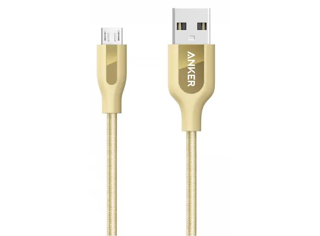 Cable ANKER - MICRO USB 3FT GOLDEN A8142HB1 A81420B1, 2 image