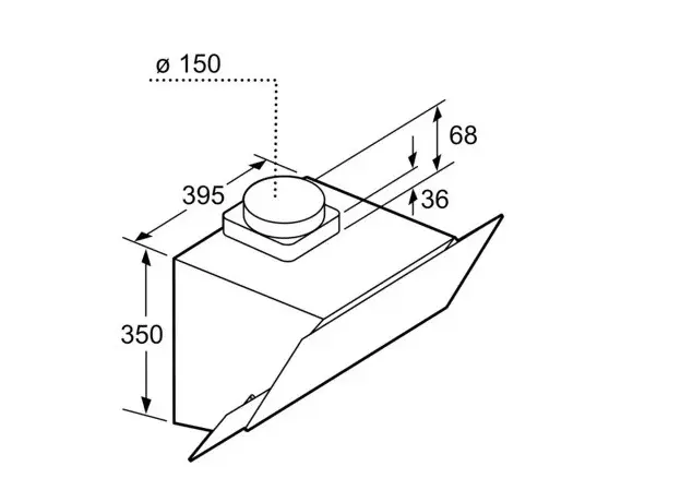 გამწოვი BOSCH DWK65AJ80R, 3 image