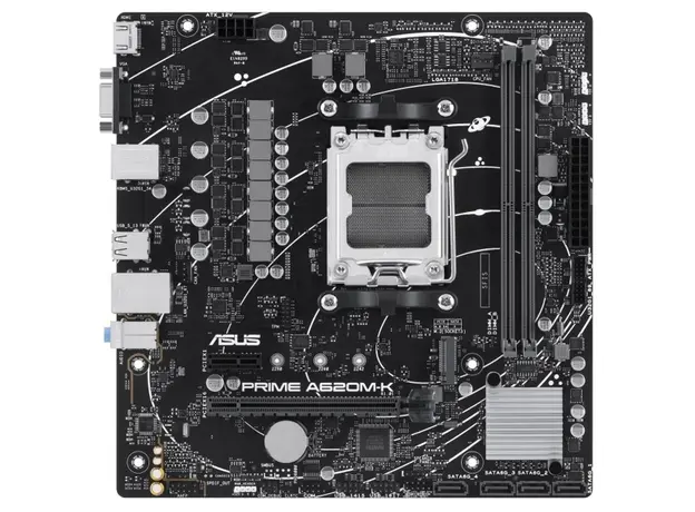 დედა დაფა ASUS Motherboard PRIME A620M-K sAM5 A620 2xDDR5 HDMI D-Sub mATX