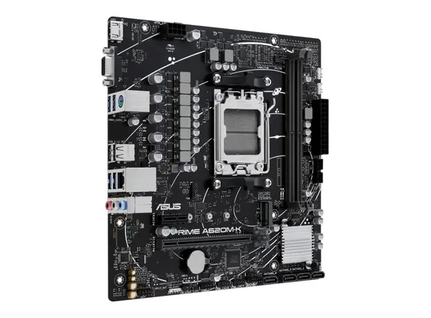 დედა დაფა ASUS Motherboard PRIME A620M-K sAM5 A620 2xDDR5 HDMI D-Sub mATX, 2 image