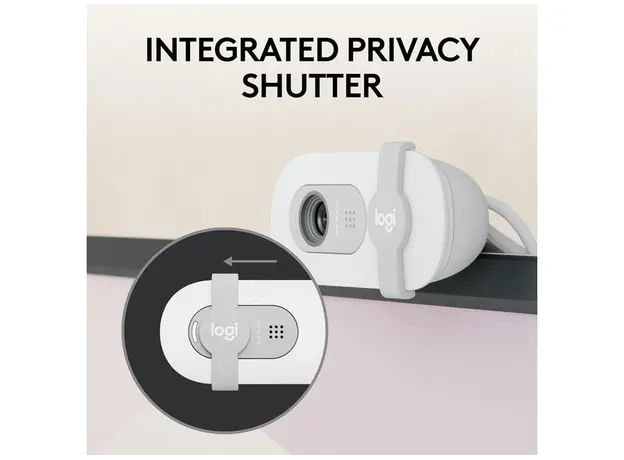 Logitech Brio 100 Full HD Webcam - Off-White (L960-001617), 3 image
