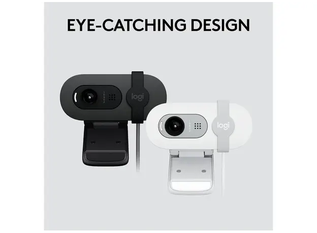 Logitech Brio 100 Full HD Webcam - Off-White (L960-001617), 4 image