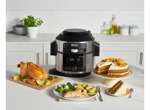 მულტისახარში ქვაბი Ninja OL550EU Foodi 11-in-1 6L Multi-Cooker Gray, 8 image