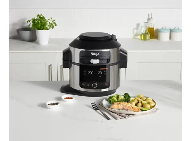 მულტისახარში ქვაბი Ninja OL550EU Foodi 11-in-1 6L Multi-Cooker Gray, 7 image