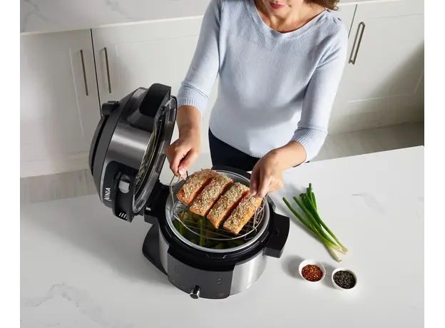 მულტისახარში ქვაბი Ninja OL550EU Foodi 11-in-1 6L Multi-Cooker Gray, 5 image