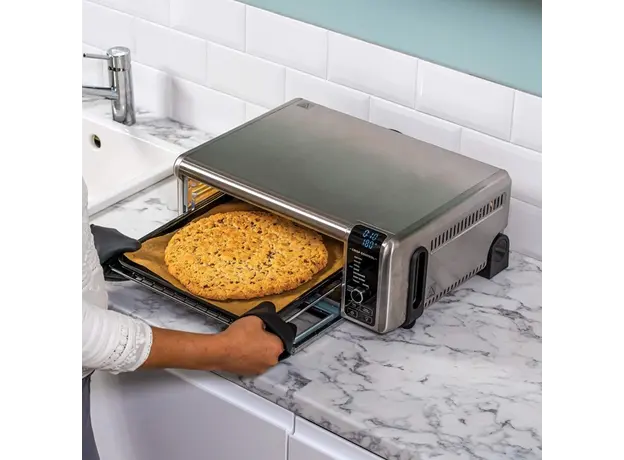 ელექტრო ღუმელი Ninja SP101EU, 2400W, 8in1 Flip Mini Oven, Black/Silver, 7 image