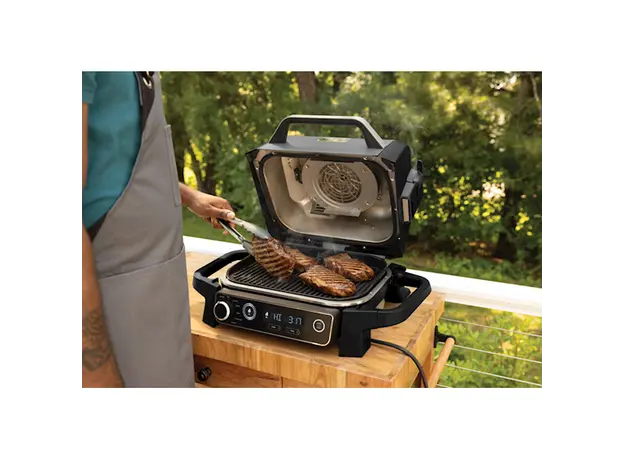 გრილი Ninja OG701EU, 2400W, Grill, Black/Silver, 7 image