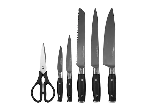 დანების ნაკრები Ninja K32006EU, 6Pcs Knife Set, Black/Silver, 3 image