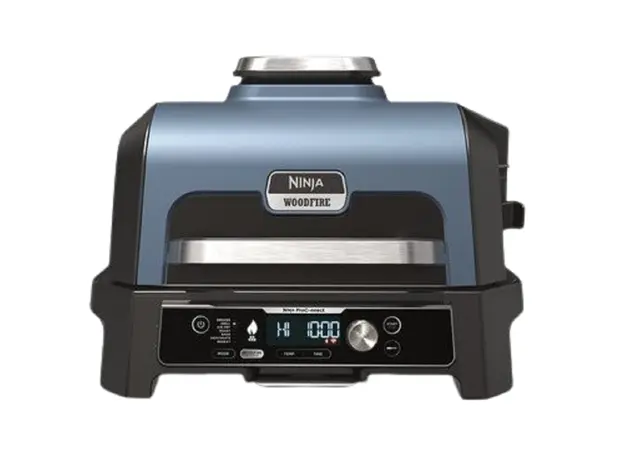 გრილი Ninja OG901EU Woodfire Pro Connect XL, 1700W, Outdoor Grill, Black/Blue