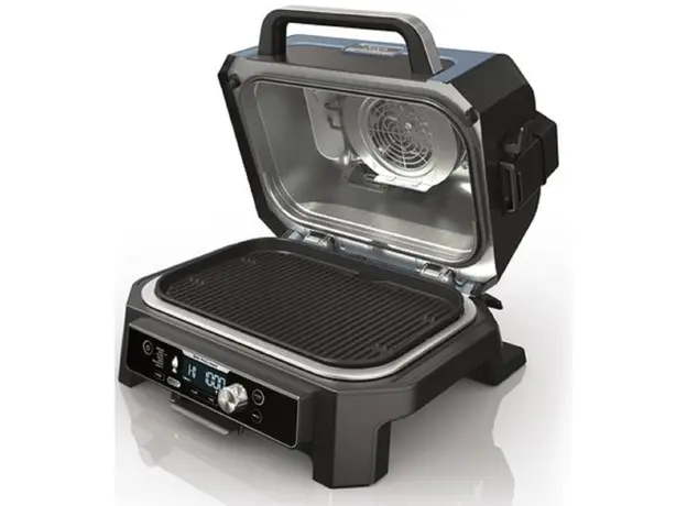 გრილი Ninja OG901EU Woodfire Pro Connect XL, 1700W, Outdoor Grill, Black/Blue, 5 image