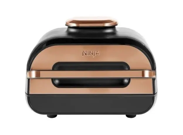 აეროგრილი Ninja AG551EUCP Foodi Max Health, 2460W, 3.8L, Grill And Air Fryer, Gold/Black, 2 image