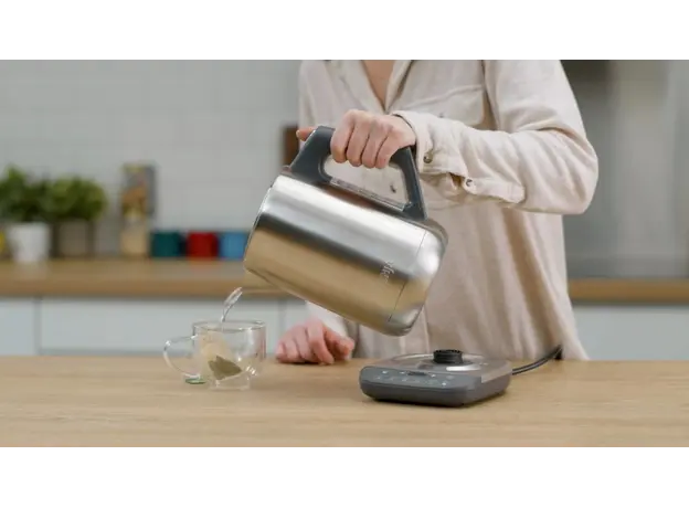 ელექტრო ჩაიდანი Shark Ninja KT201EU Rapid Boil Perfect Temperature Kettle Gray, 5 image