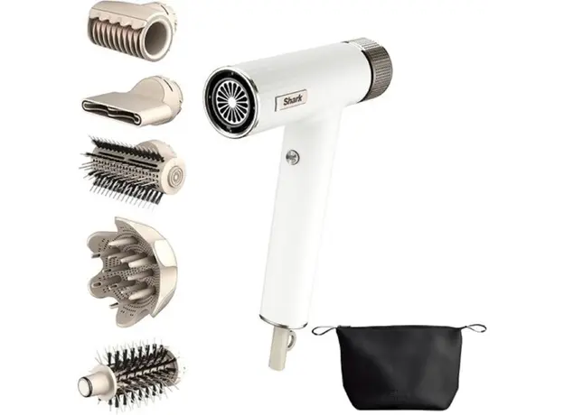 თმის საშრობი Shark HD352EU, 1700W, Hair Dryer, White, 2 image