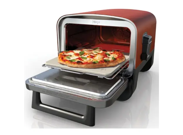 ელექტრო ღუმელი Ninja OO101EU, 2400W, Electric Oven, Red/Silver, 2 image