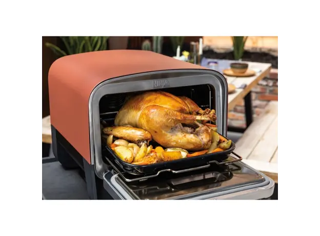 ელექტრო ღუმელი Ninja OO101EU, 2400W, Electric Oven, Red/Silver, 3 image