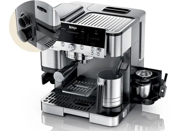 ყავის აპარატი Ninja Coffee Machine 3‑in‑1 espresso + filter coffee + cold brew Home Barista, 3 image